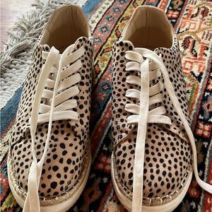 Animal print sneakers